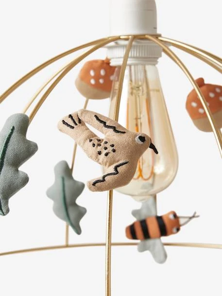 Abat-jour Pour Suspension Cage à Oiseau MA CABANE Gold - Vertbaudet 5 Abat-jour Pour Suspension Cage à Oiseau MA CABANE Gold - Vertbaudet – Image 5