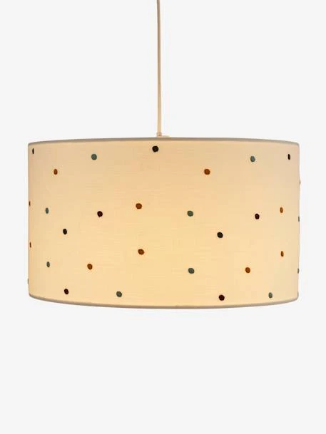 Abat-jour Pour Suspension Pois Brodés Petits Pois Beige / Multicolore - Vertbaudet 2 Abat-jour Pour Suspension Pois Brodés Petits Pois Beige / Multicolore - Vertbaudet – Image 2