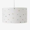Abat-jour Pour Suspension Pois Brodés Petits Pois Beige / Multicolore - Vertbaudet