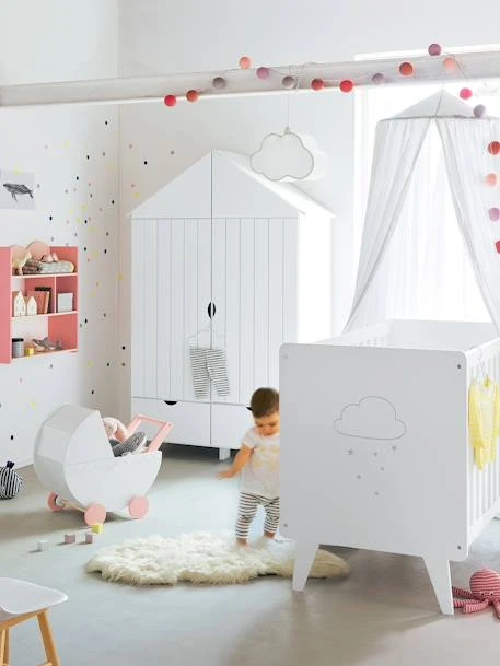 Armoire 2 Portes Holidays XL Blanc - Vertbaudet 5 Armoire 2 Portes Holidays XL Blanc - Vertbaudet – Image 5