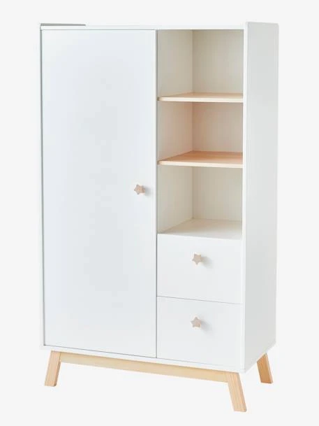 Armoire LIGNE GRANDE OURSE Blanc/bois - Vertbaudet 1 Armoire LIGNE GRANDE OURSE Blanc/bois - Vertbaudet