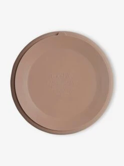 Assiette Compartimentée MUSHIE En Silicone Beige - Mushie -Maison assiette compartimentee mushie en silicone 2