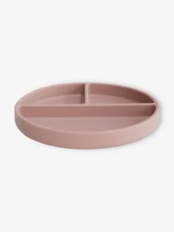 Assiette Compartimentée MUSHIE En Silicone Beige - Mushie -Maison assiette compartimentee mushie en silicone 4