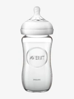 Biberon Verre 240 Ml Philips AVENT Natural Sans BPA Transparent - Philips Avent -Maison biberon verre 240 ml philips avent natural sans bpa 2