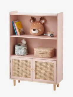 Bibliothèque Cannage LIGNE POÉSIE Rose - Vertbaudet