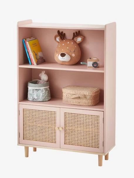 Bibliothèque Cannage LIGNE POÉSIE Rose - Vertbaudet 1 Bibliothèque Cannage LIGNE POÉSIE Rose - Vertbaudet