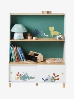 Bibliothèque Jungle Paradise Blanc - Vertbaudet -Maison bibliotheque jungle paradise 2
