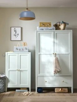 Bibliothèque / Petite Armoire 2 Portes LIGNE PARISIENNE Vert D'eau - Vertbaudet -Maison bibliotheque petite armoire 2 portes ligne parisienne 3