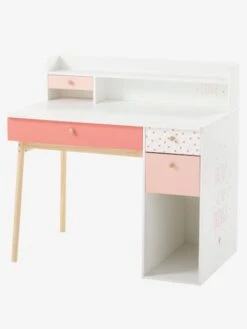 Bureau Enfant Léa Blanc - Bois - Vertbaudet -Maison bureau enfant lea 2