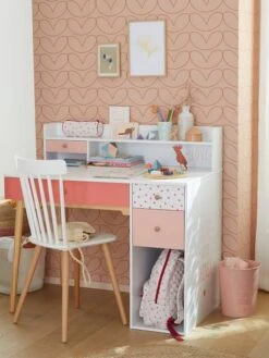 Bureau Enfant Léa Blanc - Bois - Vertbaudet -Maison bureau enfant lea 3