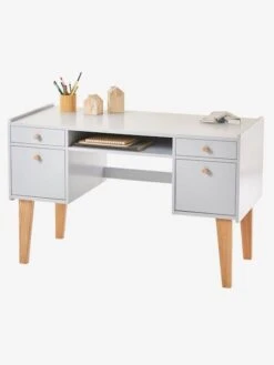 Maison 29 Bureau Enfant LIGNE FJORD Gris/bois - Vertbaudet
