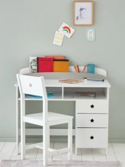 Bureau Enfant LIGNE SIRIUS Blanc - Vertbaudet -Maison bureau enfant ligne sirius 4