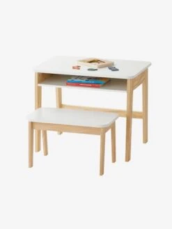 Bureau Maternelle ECOLIER Blanc - Vertbaudet