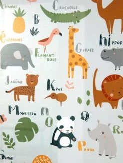 Cadre + Affiche Abécédaire Jungle Multicolore - Vertbaudet -Maison cadre affiche abecedaire jungle 2