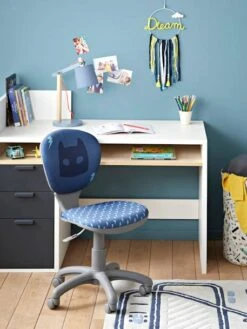 Chaise De Bureau à Roulettes Enfant Super-héros Bleu - Vertbaudet -Maison chaise de bureau a roulettes enfant super heros 5