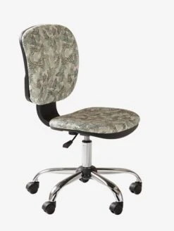 Chaise De Bureau à Roulettes Hanoï Imprimé Feuille - Vertbaudet -Maison chaise de bureau a roulettes hanoi 4