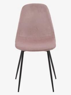 Chaise Enfant En Velours Côtelé Soft Rose - Vertbaudet -Maison chaise enfant en velours cotele soft 4
