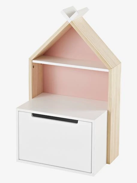 Chevet Enfant Fond Réversible Bleu Ou Rose LIGNE TIPILI Blanc - Vertbaudet 2 Chevet Enfant Fond Réversible Bleu Ou Rose LIGNE TIPILI Blanc - Vertbaudet – Image 2