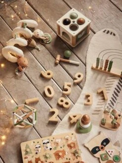 Coffret 3 Jeux D'éveil GREEN FOREST En Bois FSC® Multicolore - Vertbaudet -Maison coffret 3 jeux deveil green forest en bois fsc 4