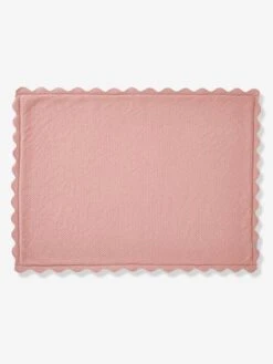 Couverture Bébé Tricot Point De Riz En Coton Rose - Vertbaudet -Maison couverture bebe tricot point de riz en coton 2