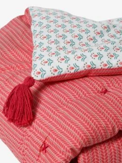 Couvre-lit EDEN INDIA Rose / Multicolore - Vertbaudet -Maison couvre lit eden india 3