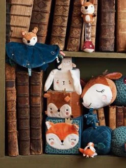 Cubes En Tissu Forêt Enchantée Vert - Vertbaudet -Maison cubes en tissu foret enchantee 2