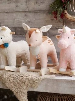 Faon à Bascule En Bois FSC® Multicolore - Vertbaudet -Maison faon a bascule en bois fsc 3