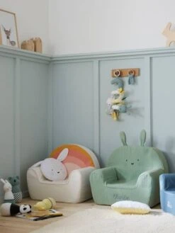 Fauteuil En Mousse Personnalisable Lapin Vert - Vertbaudet -Maison fauteuil en mousse personnalisable lapin 5