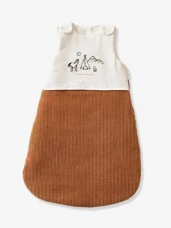 Gigoteuse Manches Amovibles Bi-matière PETIT NOMADE écru / Camel - Vertbaudet -Maison gigoteuse manches amovibles bi matiere petit nomade 3