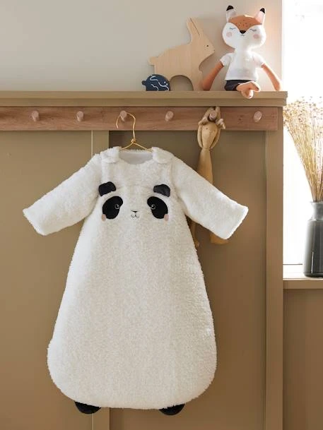 Gigoteuse Manches Amovibles En Sherpa PANDA écru - Vertbaudet 3 Gigoteuse Manches Amovibles En Sherpa PANDA écru - Vertbaudet – Image 3