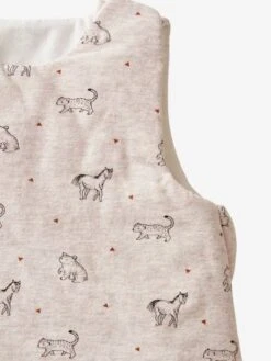 Gigoteuse Sans Manches Personnalisable PETIT NOMADE Beige Chiné - Vertbaudet -Maison gigoteuse sans manches personnalisable petit nomade 4