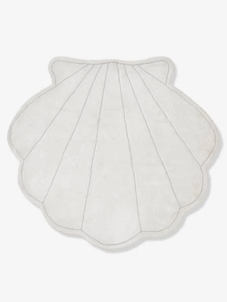Grand Tapis En Fourrure Coquillage SOUS L'OCÉAN Ecru - Vertbaudet 1 Grand Tapis En Fourrure Coquillage SOUS L'OCÉAN Ecru - Vertbaudet