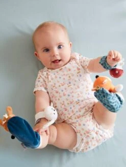 Hochets Mains Et Pieds Forêt Enchantée Multicolore - Vertbaudet -Maison hochets mains et pieds foret enchantee 2