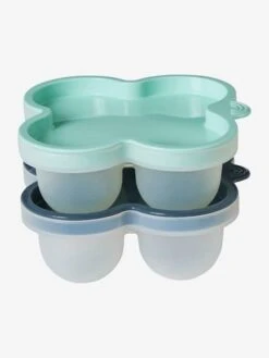 Les 2 Pots De Conservation En Silicone Vert/bleu - Vertbaudet -Maison les 2 pots de conservation en silicone 4