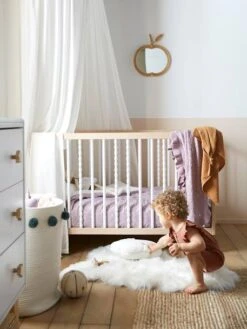 Lit Bébé à Barreaux PÉPITE Blanc - Vertbaudet -Maison lit bebe a barreaux pepite 2