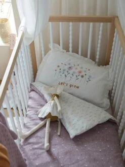 Lit Bébé à Barreaux PÉPITE Blanc - Vertbaudet -Maison lit bebe a barreaux pepite 3