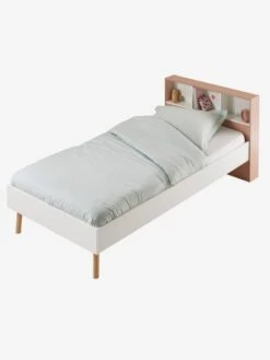 Lit Enfant Avec Rangements Léa Blanc - Vertbaudet
