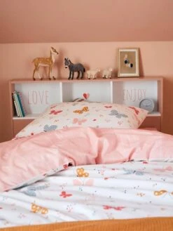 Lit Enfant Avec Rangements Léa Blanc - Vertbaudet -Maison lit enfant avec rangements lea 4