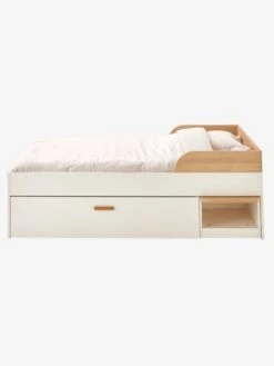 Lit Enfant Multi Rangements HAPPY Blanc - Vertbaudet 10 Lit Enfant Multi Rangements HAPPY Blanc - Vertbaudet -Maison lit enfant multi rangements happy 4