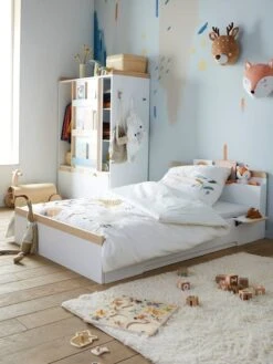 Lit évolutif Enfant LIGNE ABC Blanc - Bois - Vertbaudet -Maison lit evolutif enfant ligne abc 5