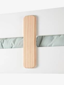 Lits Superposés 3 Niveaux LIGNE EVEREST Blanc/bois - Vertbaudet -Maison lits superposes 3 niveaux ligne everest 2