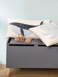 Lot De 2 Coussins SOUS L'OCÉAN Bleu - Vertbaudet -Maison lot de 2 coussins sous locean 5