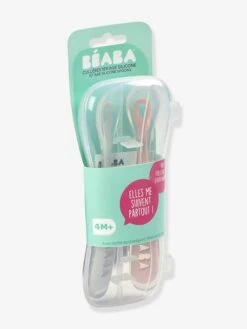 Lot De 2 Cuillères Ergonomiques D'apprentissage + Boîte De Transport BEABA Rose/gris - Beaba 7 Lot De 2 Cuillères Ergonomiques D'apprentissage + Boîte De Transport BEABA Rose/gris - Beaba -Maison lot de 2 cuilleres ergonomiques dapprentissage boite de transport beaba 2
