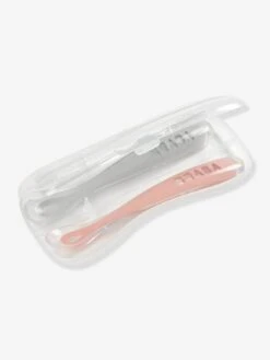 Lot De 2 Cuillères Ergonomiques D'apprentissage + Boîte De Transport BEABA Rose/gris - Beaba 8 Lot De 2 Cuillères Ergonomiques D'apprentissage + Boîte De Transport BEABA Rose/gris - Beaba -Maison lot de 2 cuilleres ergonomiques dapprentissage boite de transport beaba 3