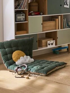 Matelas De Sol Bi Matière PALMETTES Vert - Vertbaudet -Maison matelas de sol bi matiere palmettes 4