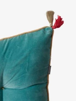 Matelas De Sol Velours Eden India Vert / Rose - Vertbaudet -Maison matelas de sol velours eden india 5