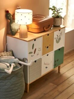 Meuble 6 Bacs Jungle Blanc - Vertbaudet 9 Meuble 6 Bacs Jungle Blanc - Vertbaudet -Maison meuble 6 bacs jungle 3