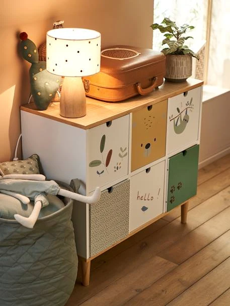 Meuble 6 Bacs Jungle Blanc - Vertbaudet 4 Meuble 6 Bacs Jungle Blanc - Vertbaudet – Image 4