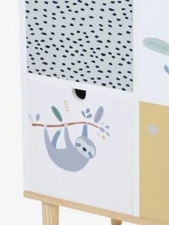 Meuble 6 Bacs Jungle Blanc - Vertbaudet 10 Meuble 6 Bacs Jungle Blanc - Vertbaudet -Maison meuble 6 bacs jungle 4