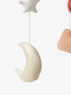 Mobile Lune Et étoiles Glitter Marron - Vertbaudet -Maison mobile lune et etoiles glitter 2